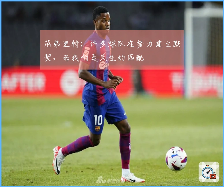 范弗里特：许多球队在努力建立默契，而我们是天生的匹配